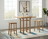 Tulip Bar Height Stool, Caramelized, (Set of 2), Counter & Bar Stool by Greenington, 18" length x 14" width x 30" height thumbnail 15