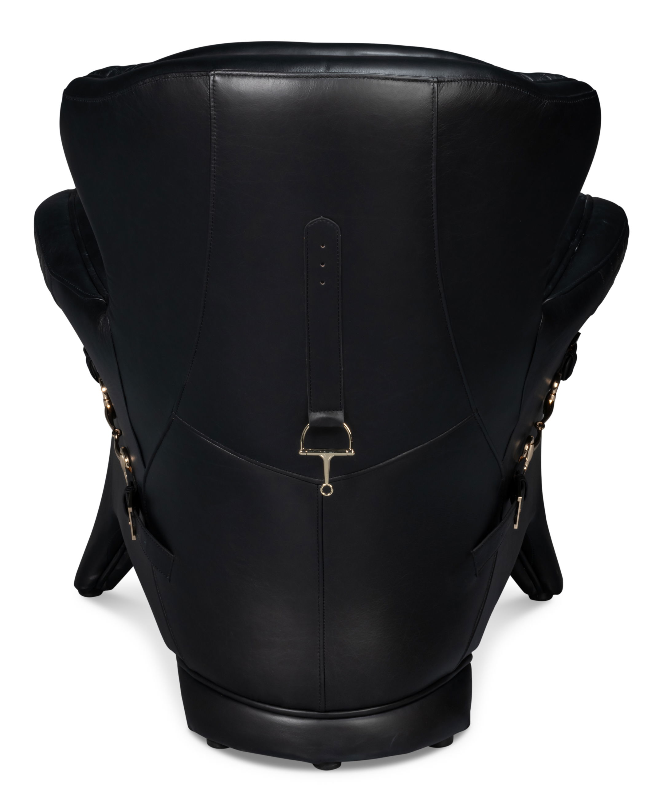 Hera Arm Chair, Onyx Black, Seating by Sarreid, 31" length x 34" width x 34" height View 10