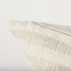 Jace 22x22 Cream/Beige Stripe Linen-Cotton Square Pillow Cover, Decorative Pillow by Mercana, 22" length x 22" width x 0.2" height thumbnail 10