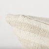 Jace Cream with Beige Stripe Linen-Cotton Square Decorative Pillow Cover, by Mercana, 22" length x 22" width x 0.2" height thumbnail 10
