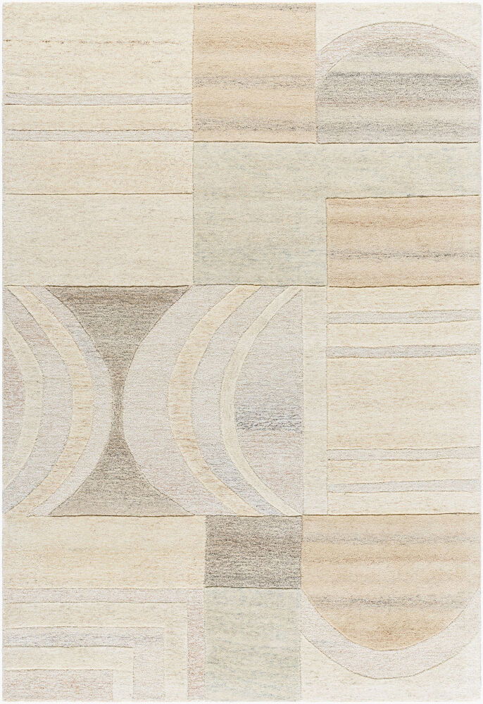 Brook Handmade Rug, by Surya, 1'6" length x 1'6" width