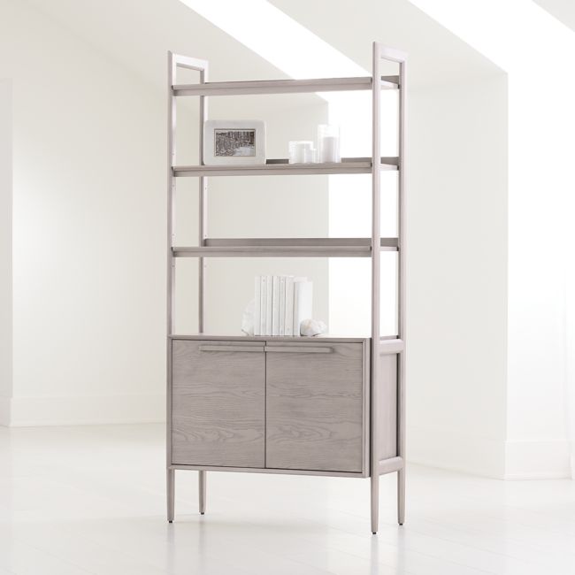 Online Designer Combined Living/Dining Tate Stone Bookcase Cabinet