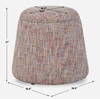 Gumdrop Confetti Chenille Ottoman, by Uttermost, 18.5" width x 17" height x 18.5" depth thumbnail 3