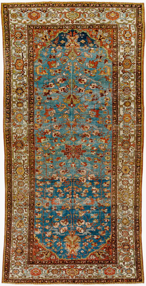 Antique One of a Kind Handmade Rug, by Surya, 10'10" length x 4'10" width
