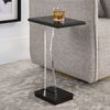 Angle Contemporary Accent Table, Furniture by Uttermost, 12.5" width x 22.75" height x 9.62" depth thumbnail 2