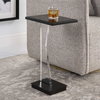 Angle Contemporary Accent Table, Side & End Table by Uttermost, 12.5" width x 22.75" height x 9.62" depth thumbnail 2