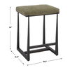 Midas Bronze Counter Stool, Furniture by Uttermost, 18.5" width x 26" height x 15.5" depth thumbnail 3