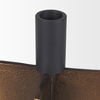 Pia Antiqued Gold with Black Metal Taper Candleholder (Set of 2) thumbnail 7