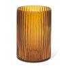 Dawn Short Amber Glass Vase thumbnail 0