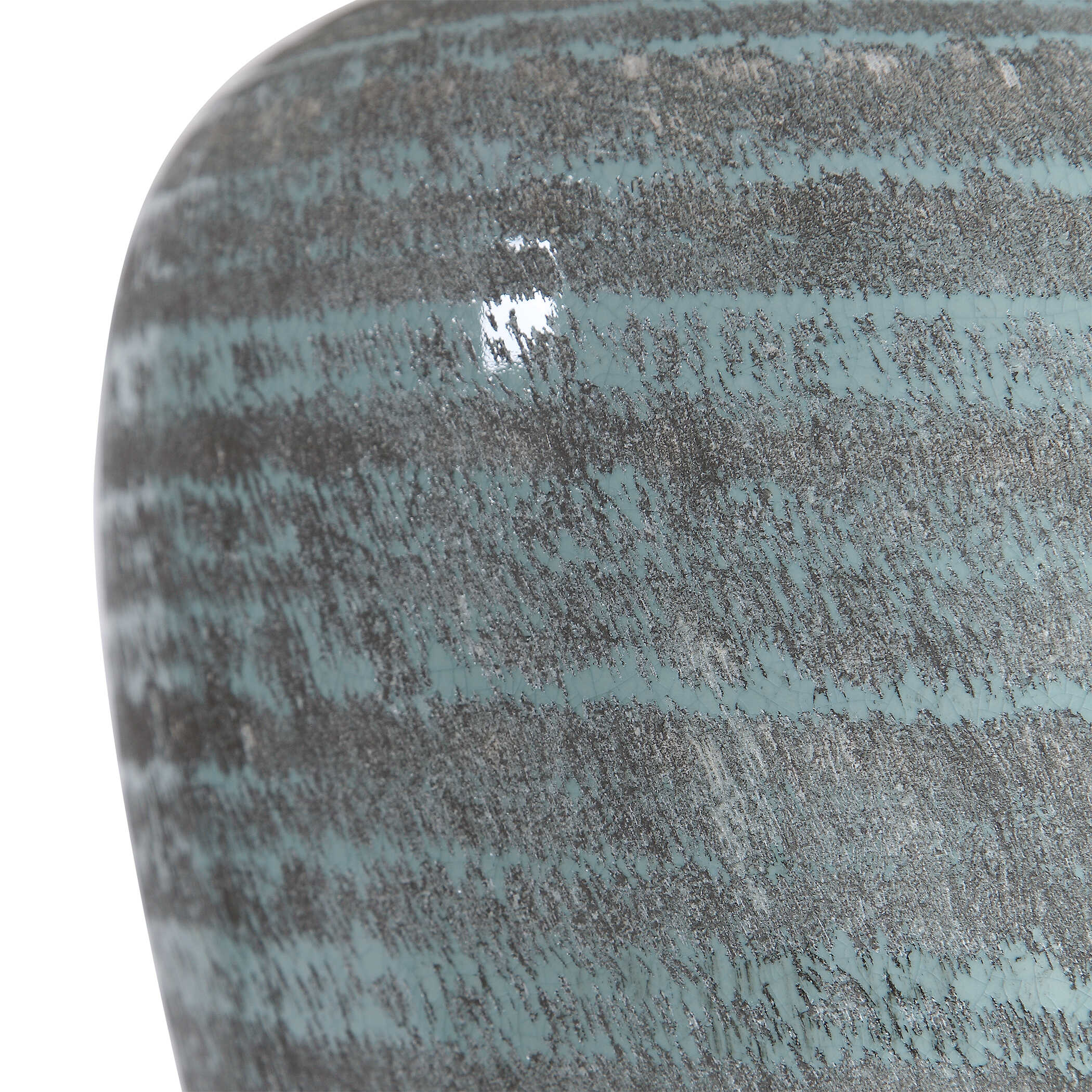 Pelia Light Aqua Table Lamp, by Uttermost, 17" width x 27.5" height x 17" depth View 7