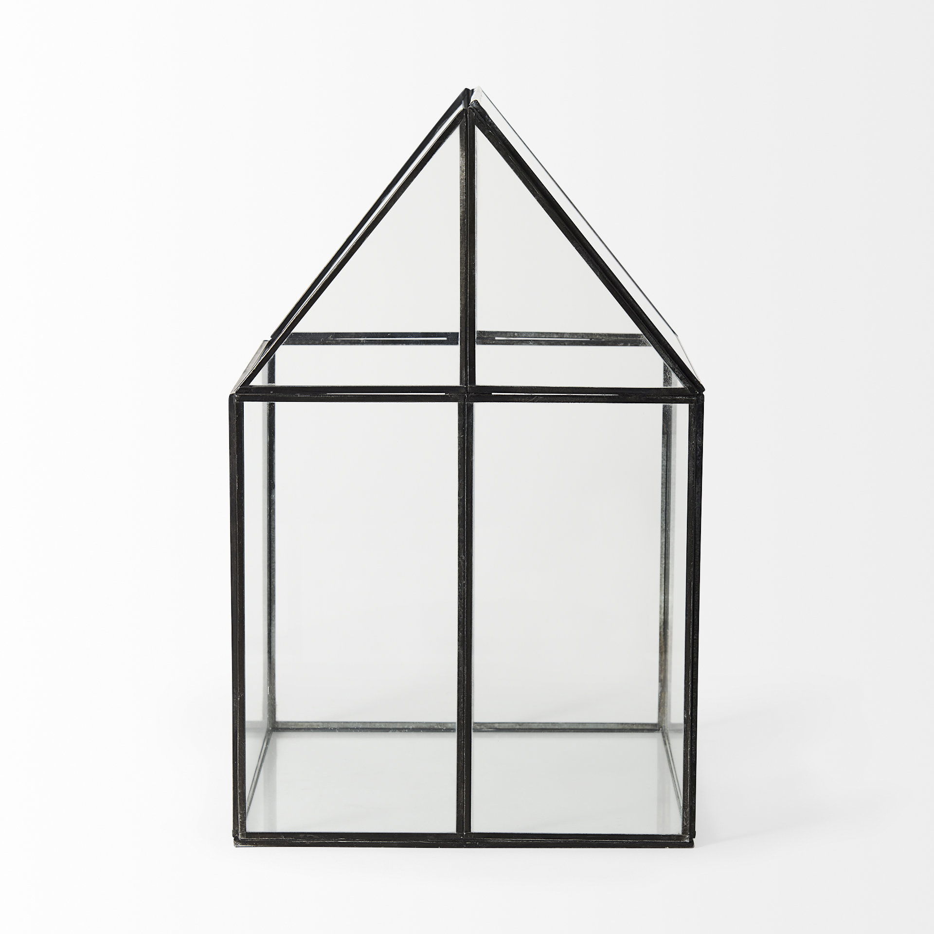 Sikes (Large) 10L x 10W x 16H Hut Terrarium with Glass Base large image 