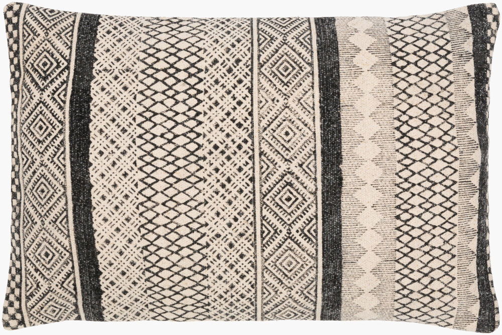 Janya Lumbar Pillow, Decorative Pillow by Surya, 14" length x 22" width