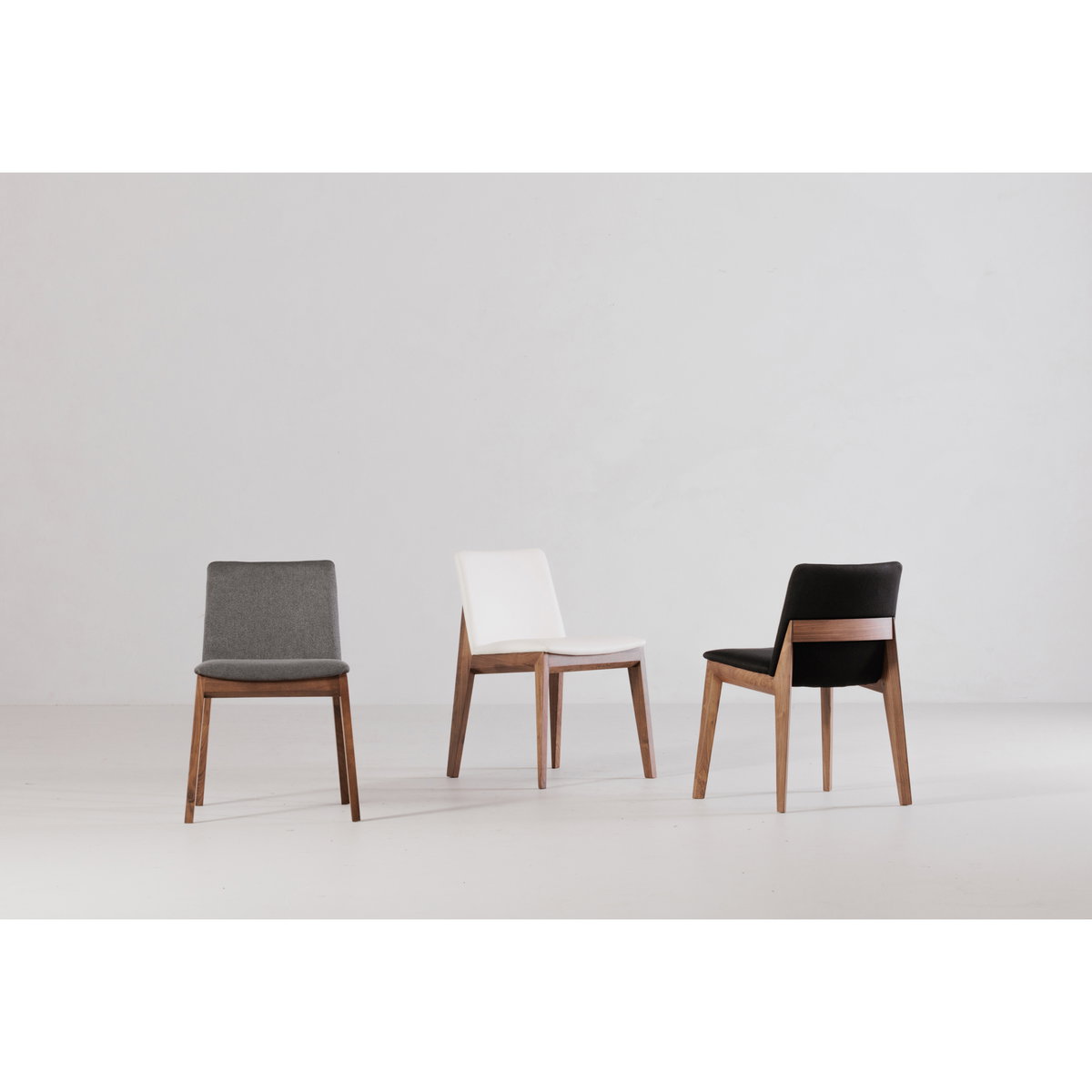 Deco Dining Chair Dark Grey - Set Of Two, by Moe's Home, 21" width x 31" height x 21" depth View 10