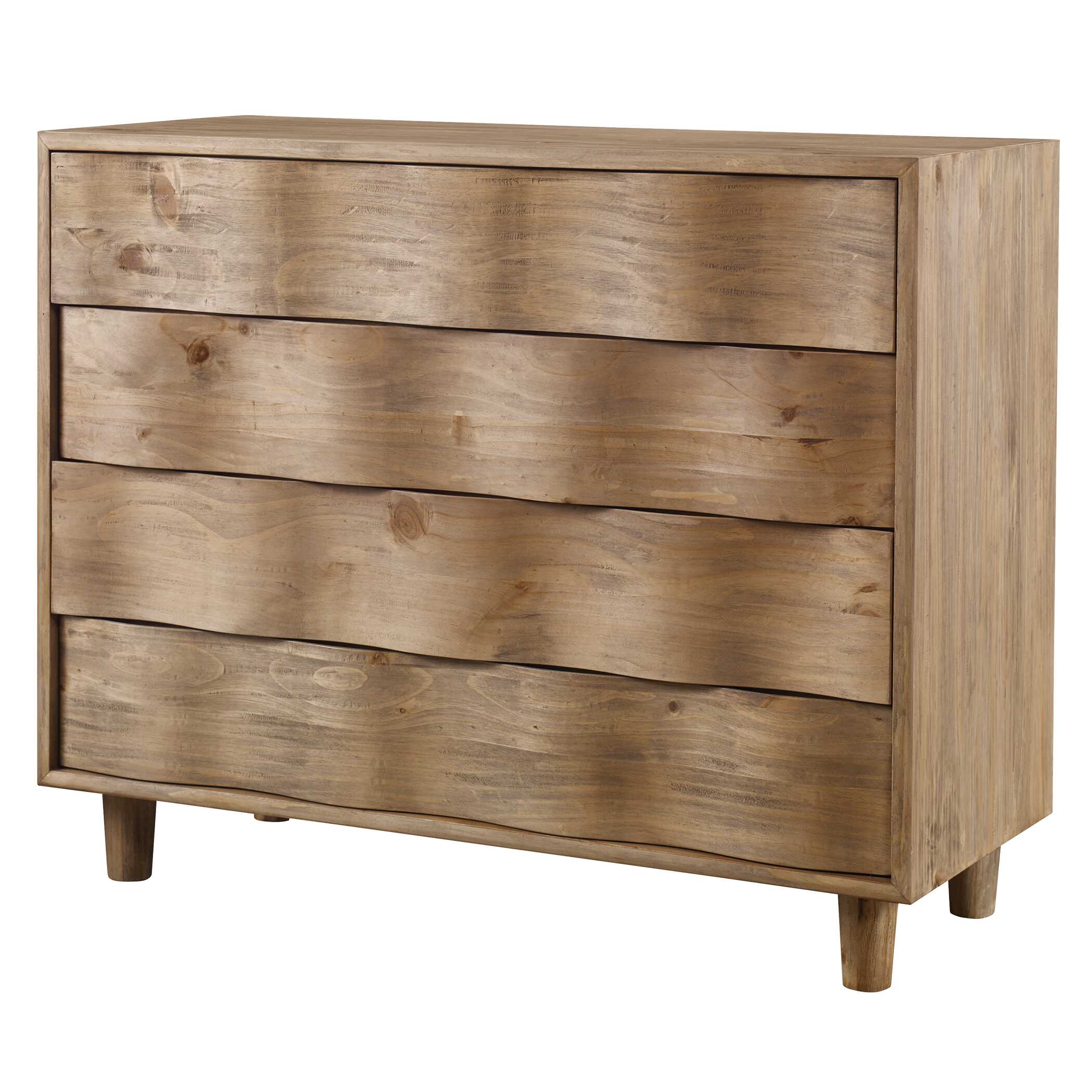 Crawford Light Oak Accent Chest, Furniture by Uttermost, 42" width x 34" height x 17" depth View 5