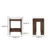 Ashby Counter Stool Brown, Counter & Bar Stool by Moe's Home, 18" width x 26" height x 16.5" depth thumbnail 11