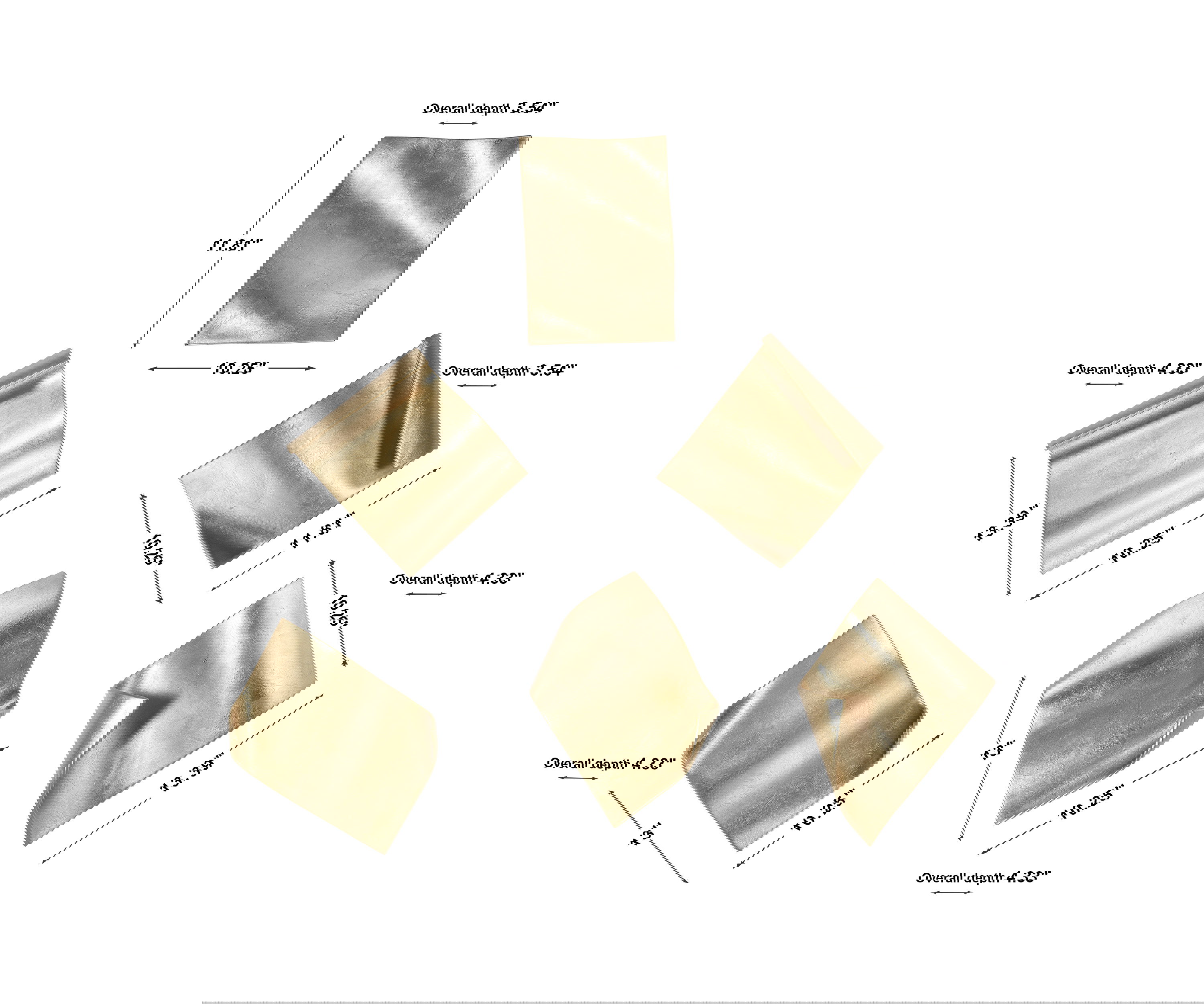 Fluttering Pages Wall Decor Set/6, Sculptural Wall Art by Uttermost, 14.17" width x 10.25" height x 4.33" depth View 3