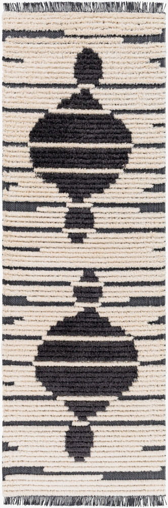 Enzo Machine Woven Rug, by Surya, 1'6" length x 1'6" width