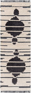 Enzo Machine Woven Rug, by Surya, 7'3" length x 2'7" width thumbnail