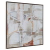 Neutral Nirvana Abstract Canvas Art, by Uttermost, 49.5" width x 49.5" height x 2" depth thumbnail 5