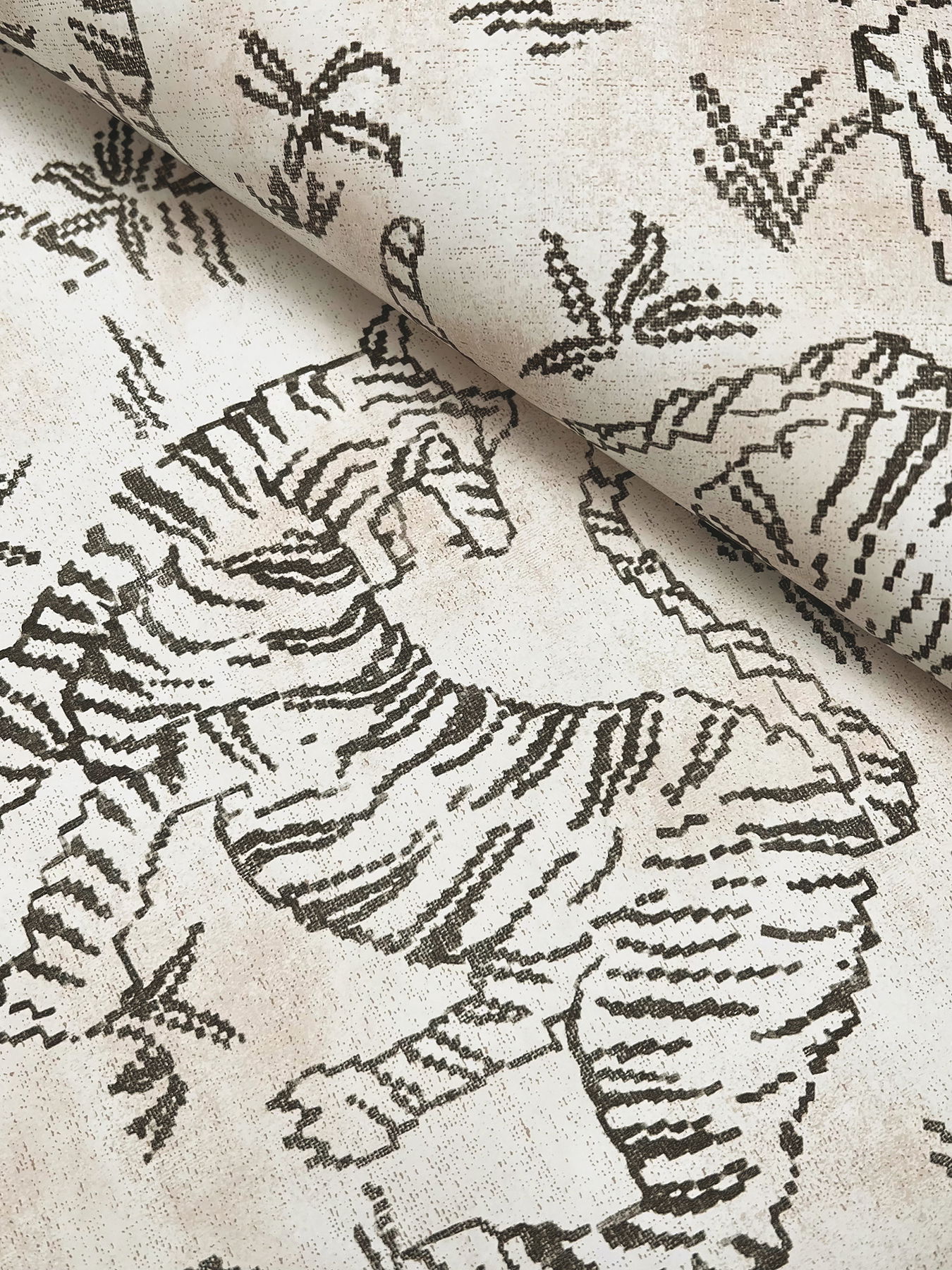 Orly Tigers White Wallpaper large image 