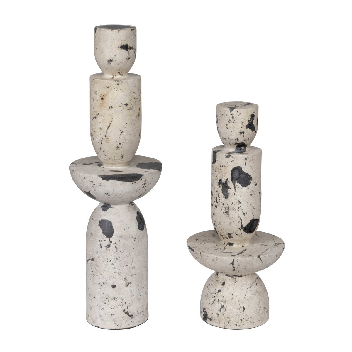 Nouveau Tower Sculptures Set/2, Figurines & Statue by Uttermost, 6.5" width x 22" height x 6.5" depth View 5