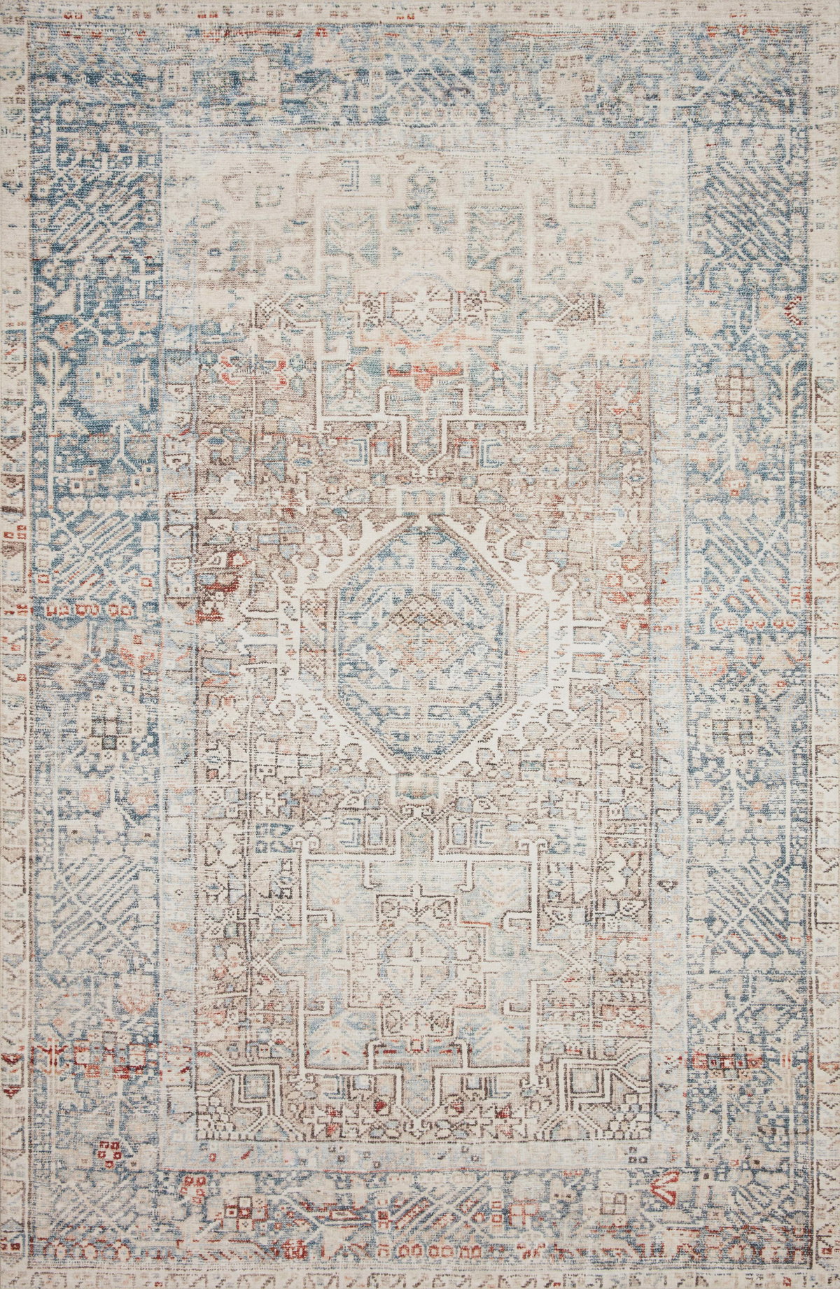 Chris Loves Julia x Loloi Jules Rug, 2' length x 5' width View 1