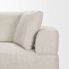 Warner Oatmeal 3 Piece Sofa Set with Corner Piece, Sectional Sofa by Mercana, 140" length x 113" width x 32.68" height thumbnail 6