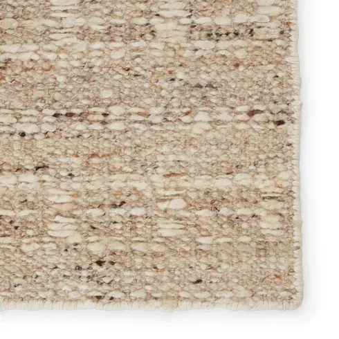 Jaipur Living Caldara LEO07 Handmade Solid Beige and Ivory Area Rug (9