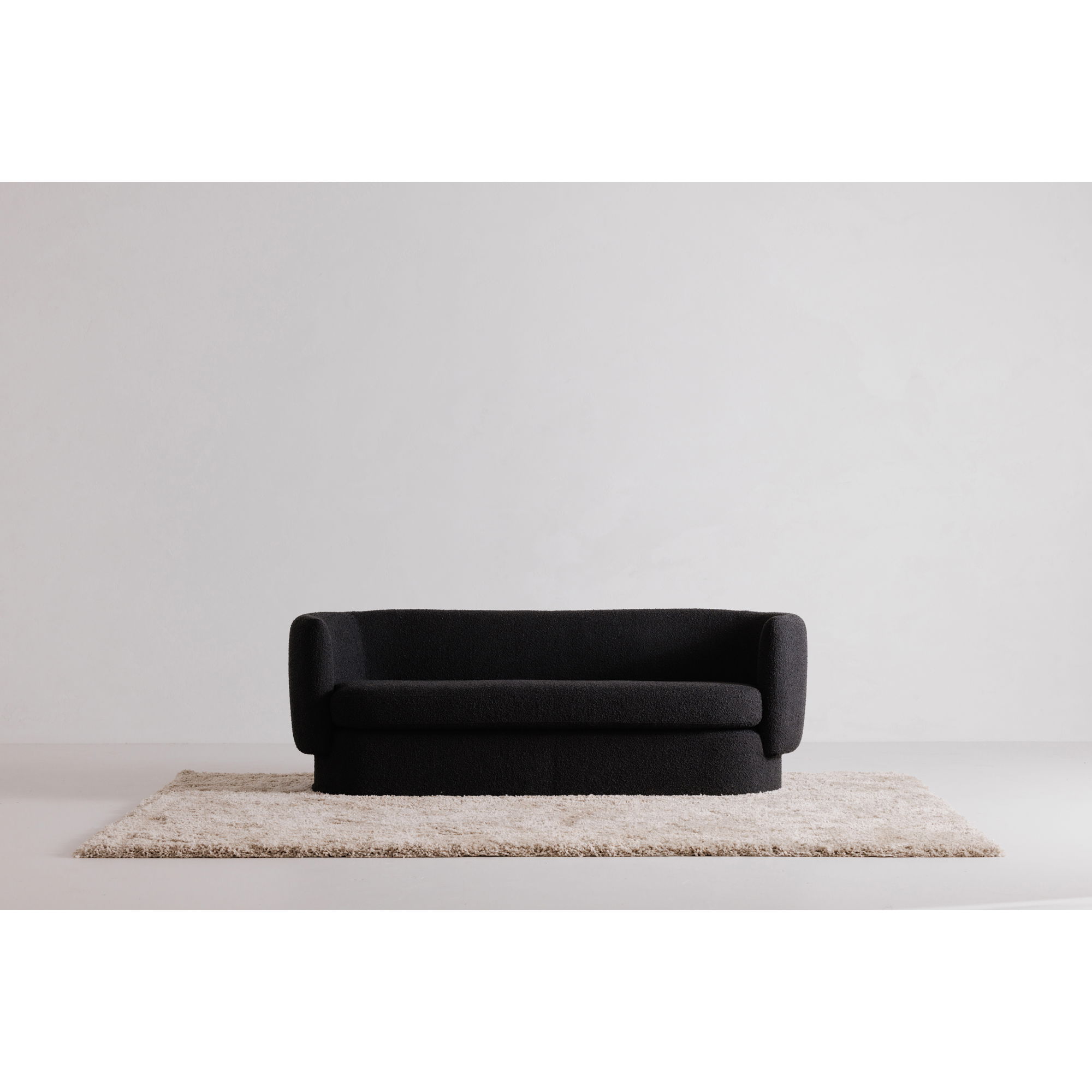 Koba Sofa Maya Black, Sofas & Sectional by Moe's Home, 83.75" width x 29.5" height x 33.75" depth View 7