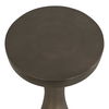 Miko Indoor-Outdoor Bronze Drink Table, Furniture by Uttermost, 10" width x 24" height x 10" depth thumbnail 3