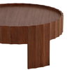 Cadwell Coffee Table Brown, by Dovetail, 35.43" width x 15.5" height x 35.43" depth thumbnail 2