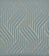 Ebb & Flow Blue & Gold Wallpaper, by York Wall, 32'9.6" length x 1'8.8" width x 0.02" depth thumbnail