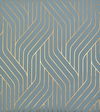 Ebb & Flow Blue & Gold Wallpaper thumbnail 0