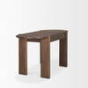 Sohan Dark Brown Elm Wood Oblong Desk, by Mercana, 59" length x 25" width x 30" height thumbnail 7