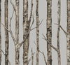The Birches Silver Grey & Taupe Wallpaper thumbnail 1