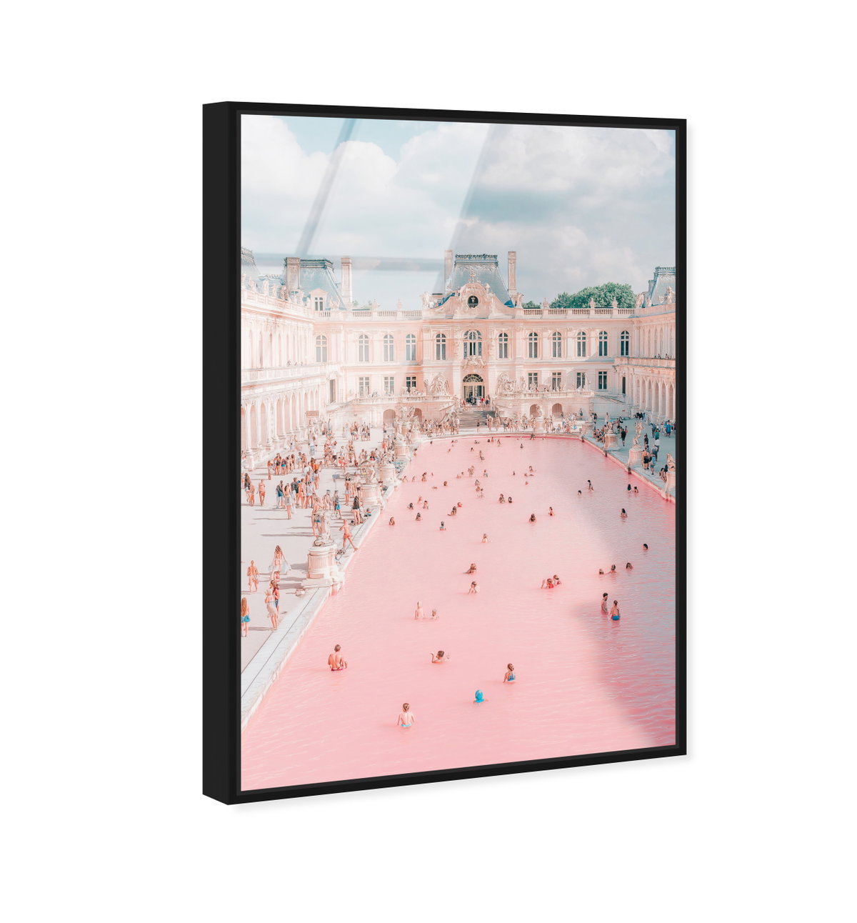 Pink Pool (No Embellishment), Art by Oliver Gal,  20x30 View 2