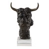 Bison Bust Bronze Sculpture, Figurines & Statue by Uttermost, 11" width x 13.25" height x 8" depth thumbnail 4