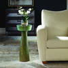Mano Blue-Green Drink Table, Side & End Table by Uttermost, 11" width x 24.5" height x 11" depth thumbnail 2