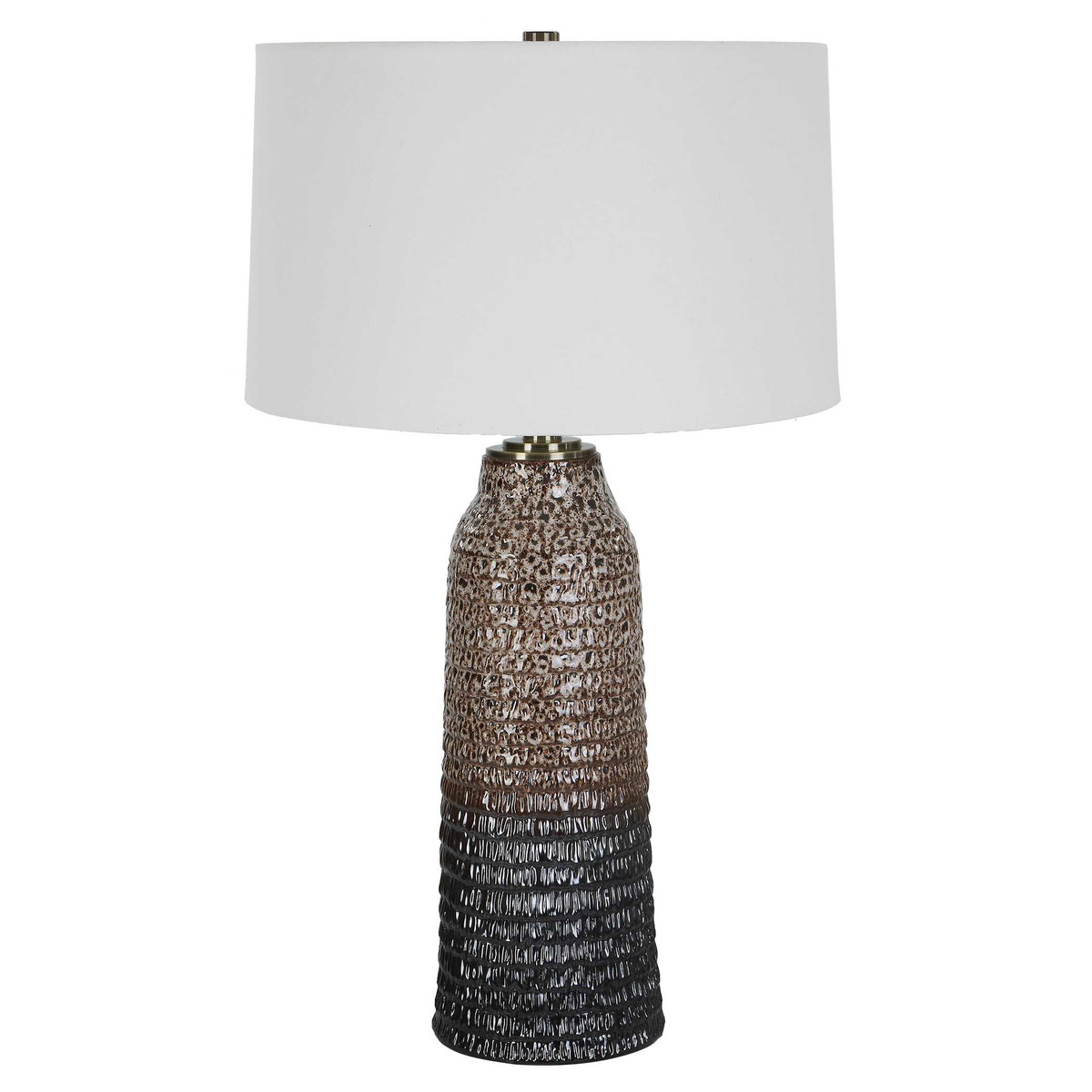 Padma Mottled Table Lamp, by Uttermost, 18" width x 31" height x 18" depth View 5