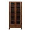 Reiko Cabinet Brown, Cabinets & Sideboard by Dovetail, 39" width x 84" height x 16" depth thumbnail 2