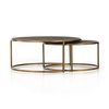 Shagreen Nesting Coffee Table, by Four Hands, 16" height x 38" depth thumbnail 9