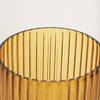 Dawn 11.4' Ribbed Amber Glass Vase, by Mercana, 6.1" length x 6.1" width x 11.42" height thumbnail 6