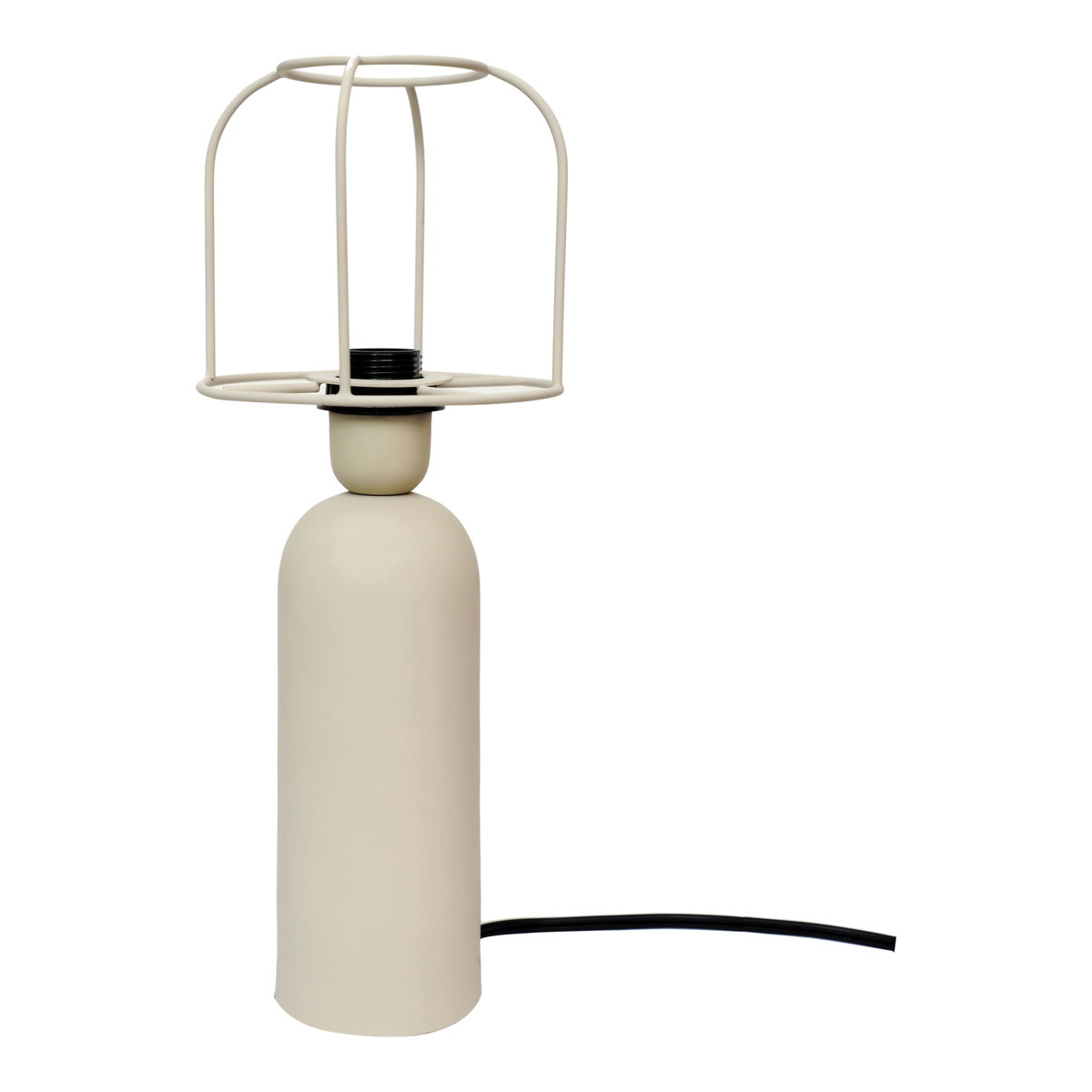 Echo Lamp Cream, Table Lamp by Moe's Home, 6" width x 15.5" height x 6" depth View 2