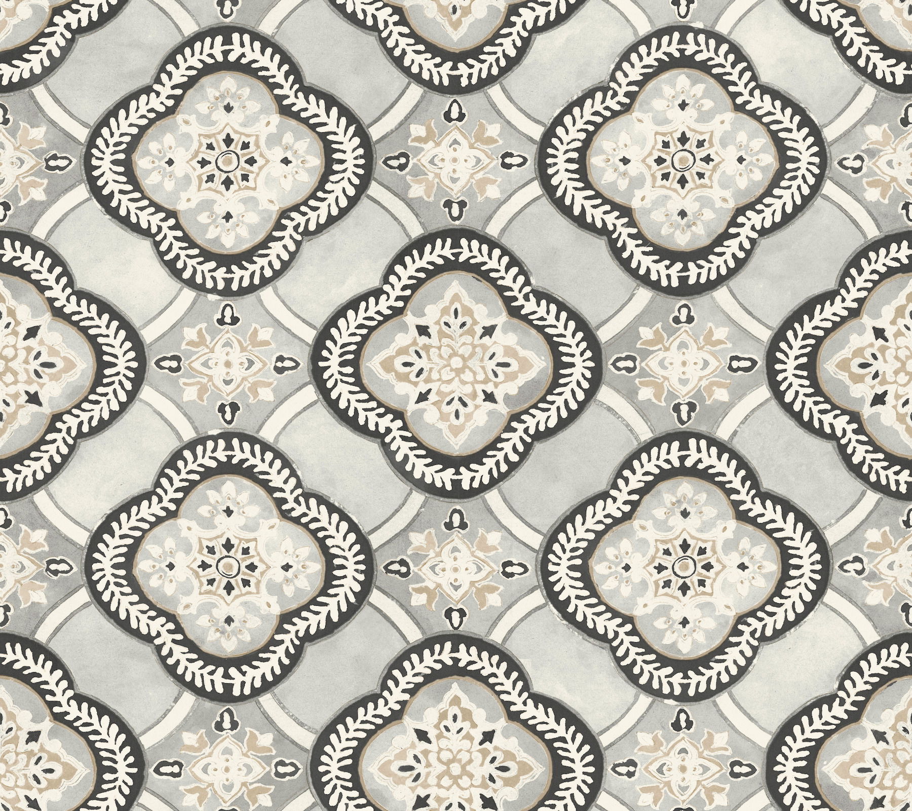 Garden Trellis Onyx Wallpaper Garden Trellis Onyx Wallpaper large image
