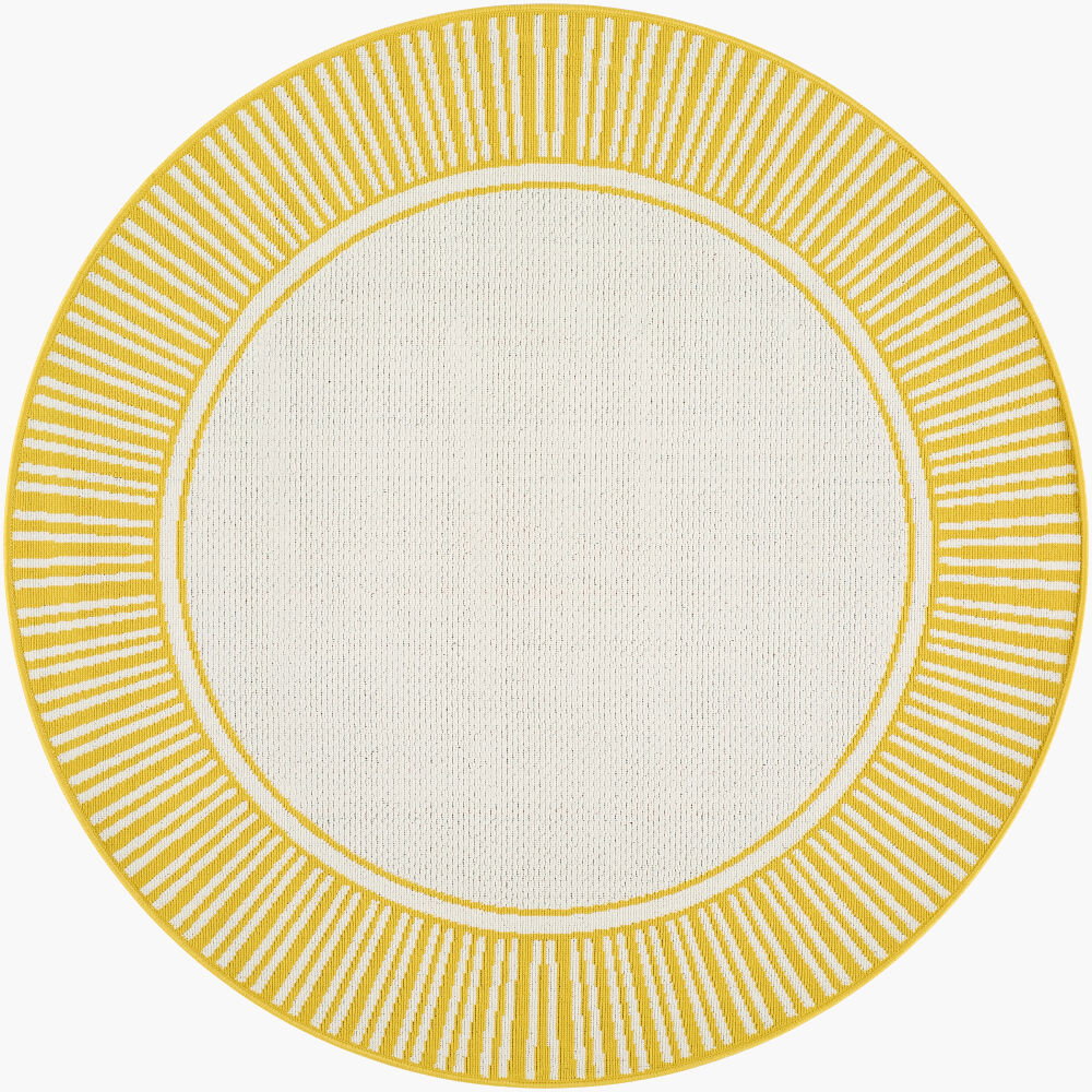 Alfresco Machine Woven Rug, by Surya, 5'2.99" length x 5'2.99" width