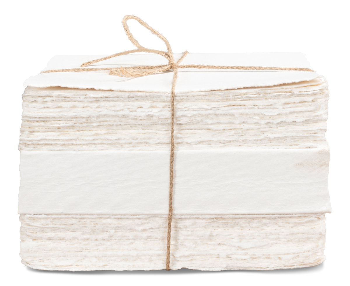 Ledger White  Set Of 6, by Sarreid, 7" length x 10" width x 2" height View 7