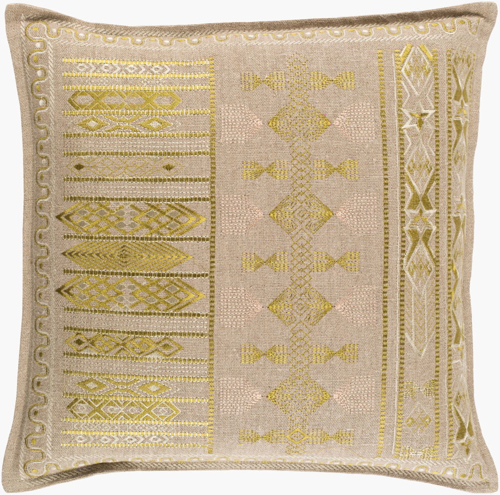 Jizera Accent Pillow, Decorative Pillow by Surya, 22" length x 22" width