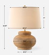 Urbino Aged Terracotta Table Lamp thumbnail 2