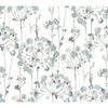 Flourish Blue & Grey Wallpaper thumbnail 0
