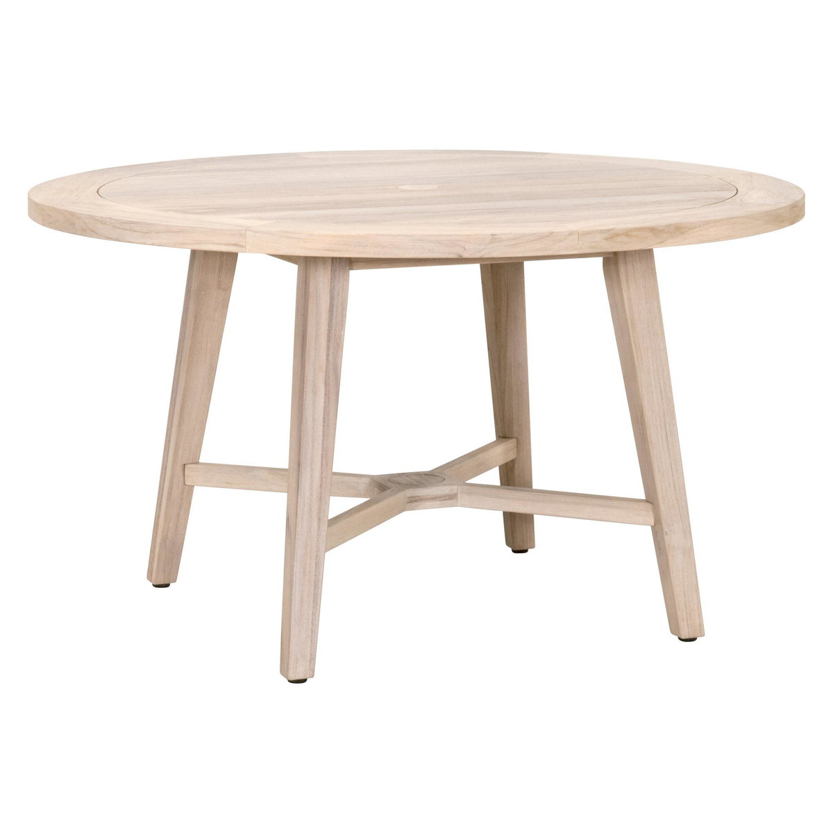 Carmel Outdoor 54' Round Dining Table, by Essentials for Living, 53.75" width x 30" height x 53.75" depth View 3